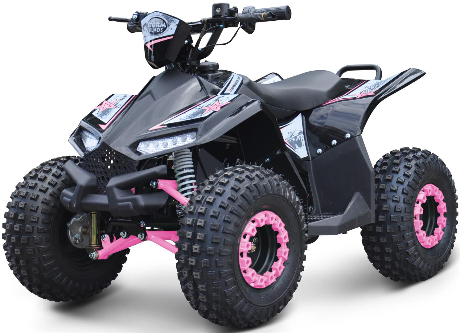 Renegade Ranger 1200W Electric Kids Quad Bike - Pink