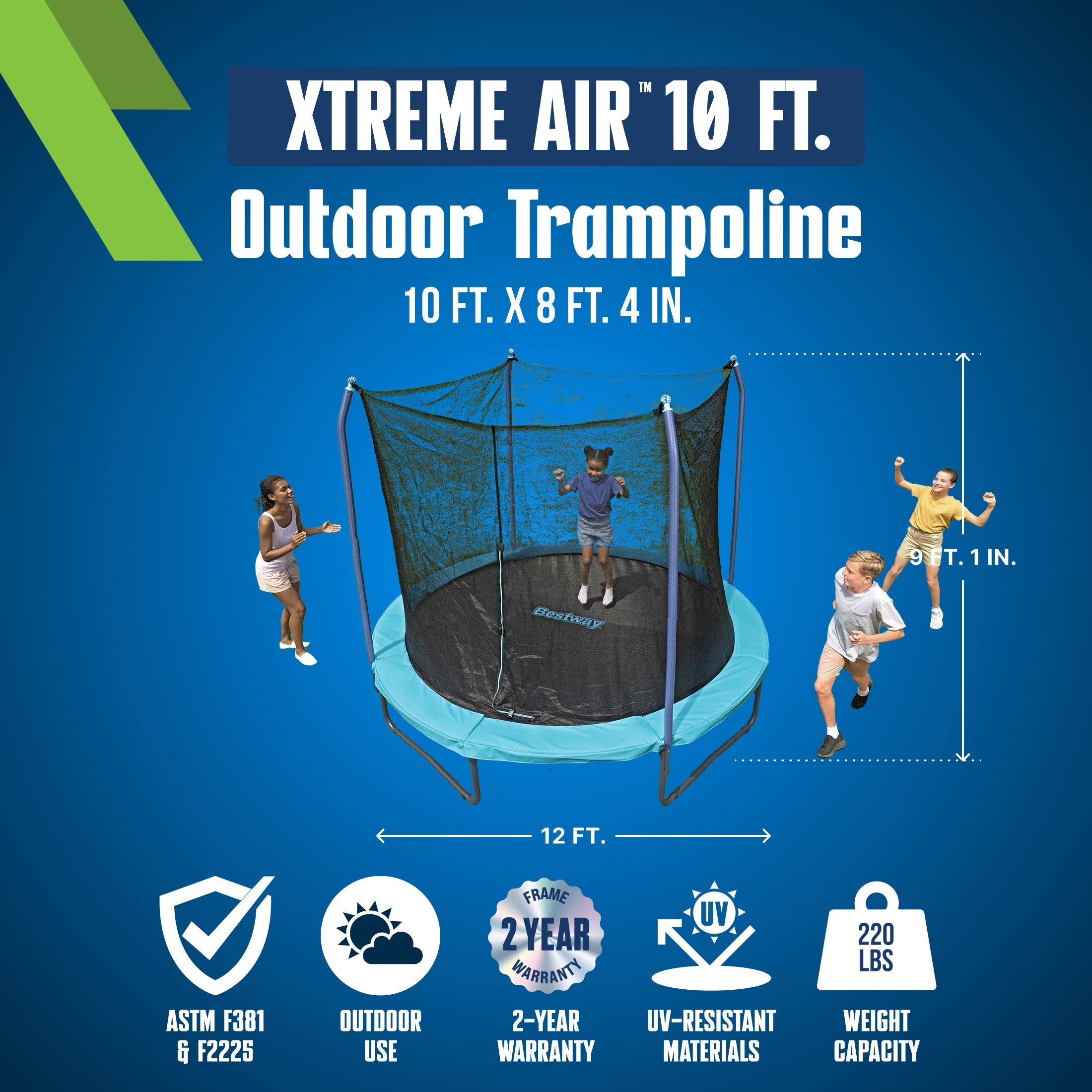 Bestway Xtreme Air 10ft Garden Trampoline - image 2