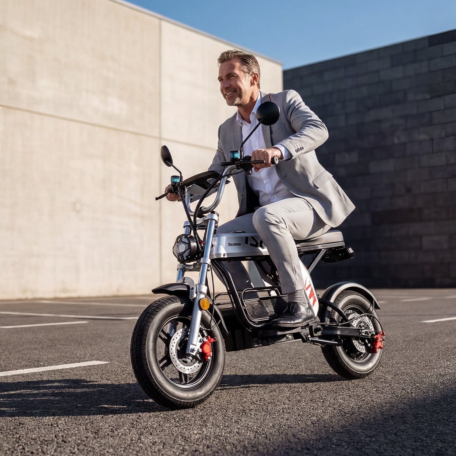 iScooter DX5 / DX5Pro Electric Scooter with Seat & Large Basket