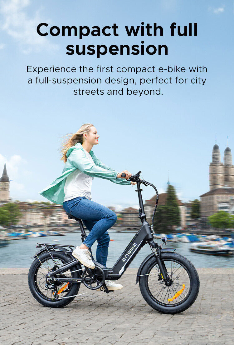 ENGWE L20 3.0 Boost Folding Electric Bike 250W 48V 13.5Ah 14