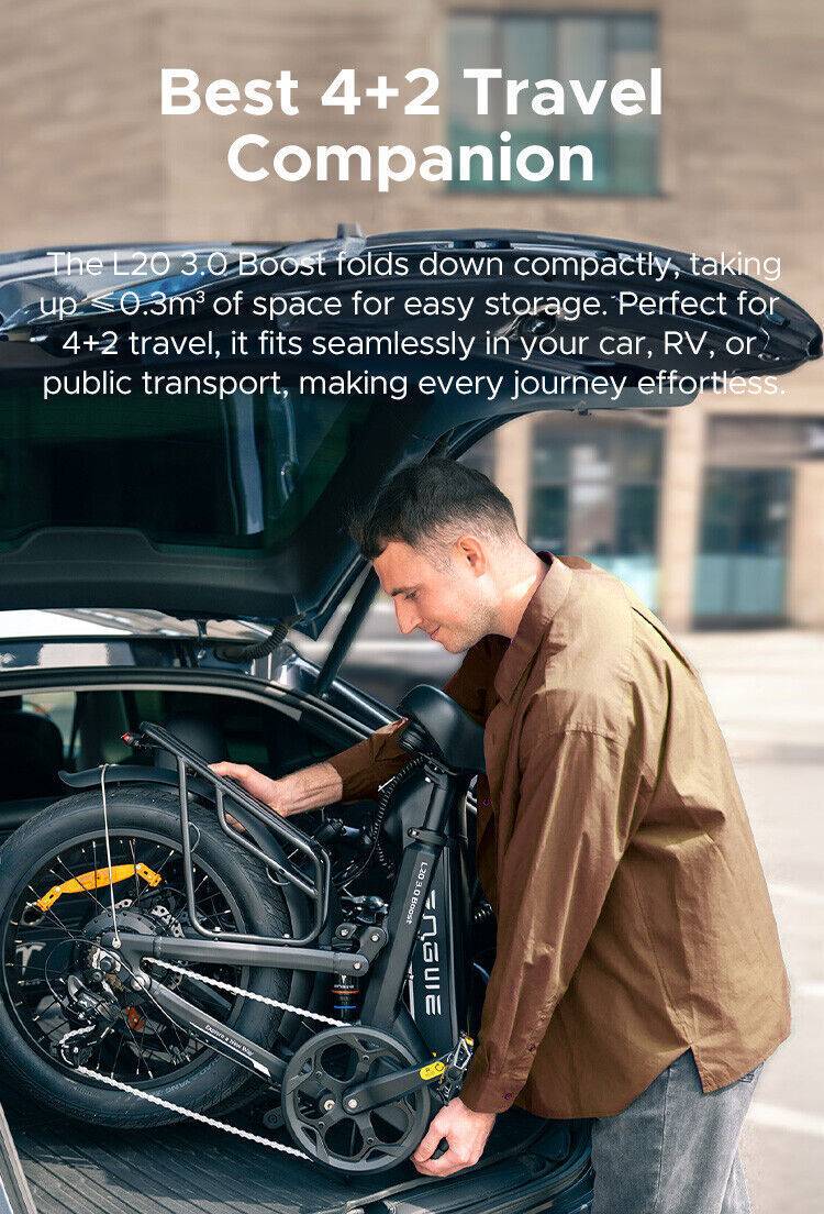 ENGWE L20 3.0 Boost Folding Electric Bike 250W 48V 13.5Ah Engwe