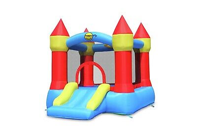 Happy Hop Castle Bouncer with Slide and Hoop