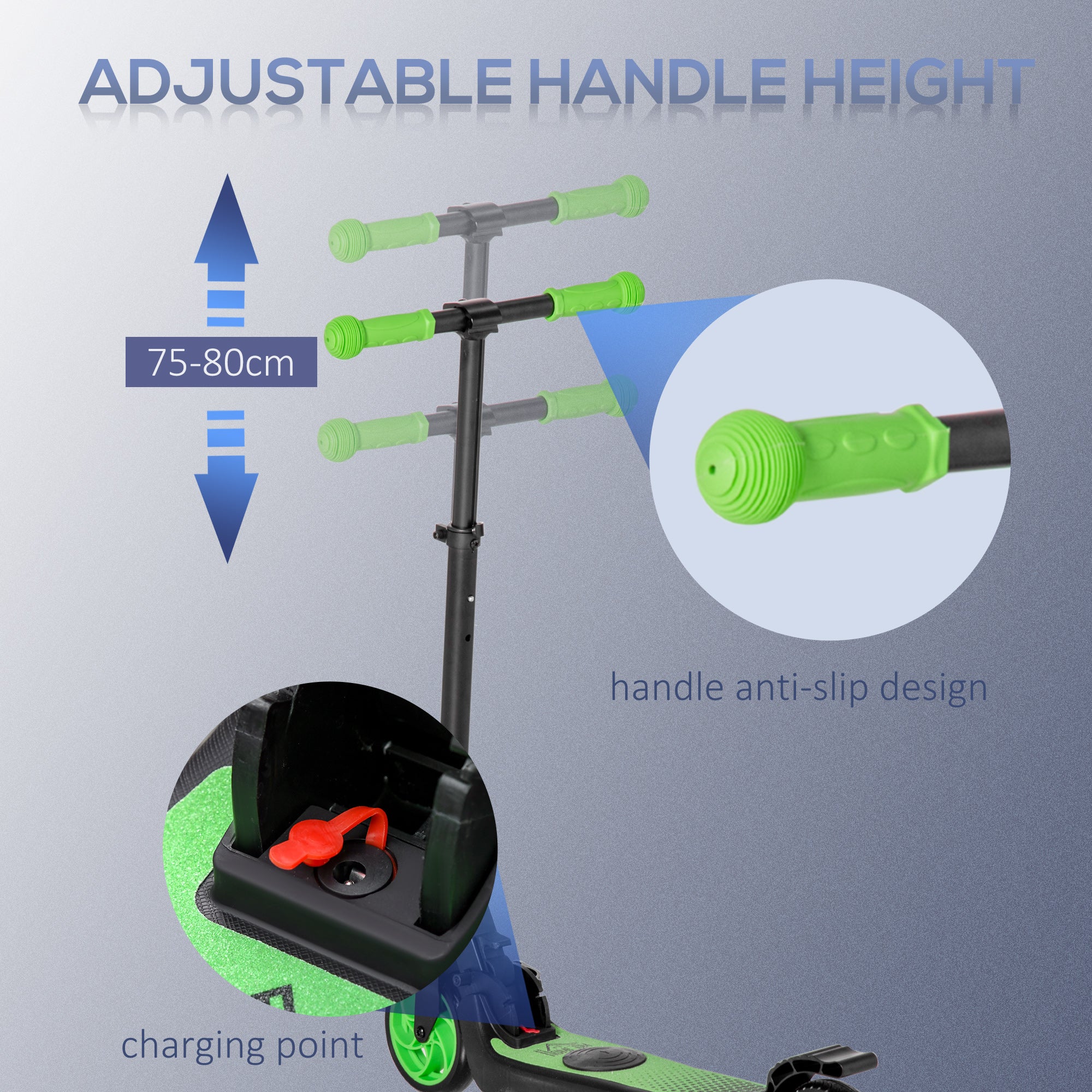 HOMCOM Kids Electric Scooter 8km/h