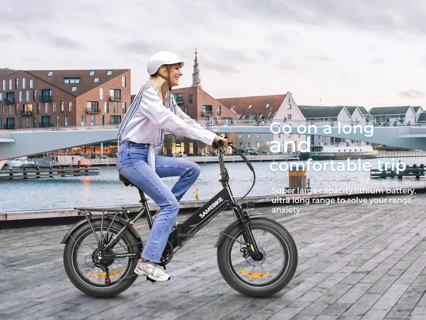 Samebike LOTDM200 Fat Tyre Electric Bike 750W 48V 13Ah