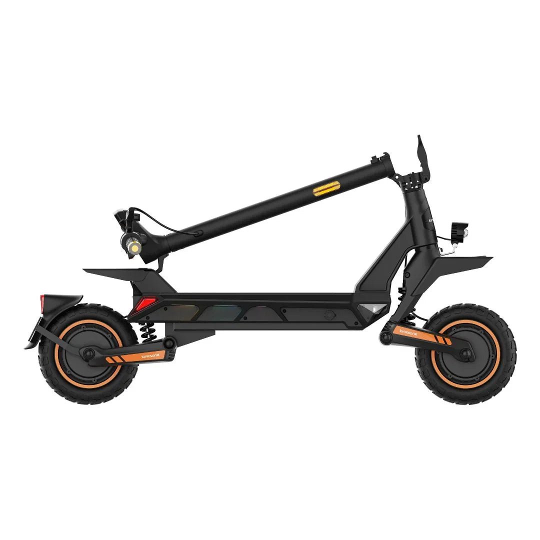 KingSong N12T3 folded electric scooter side view