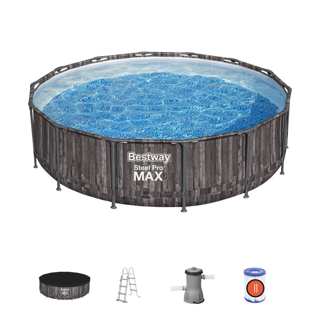Bestway Steel Pro Max 14' x 42" Pool Set above ground pool