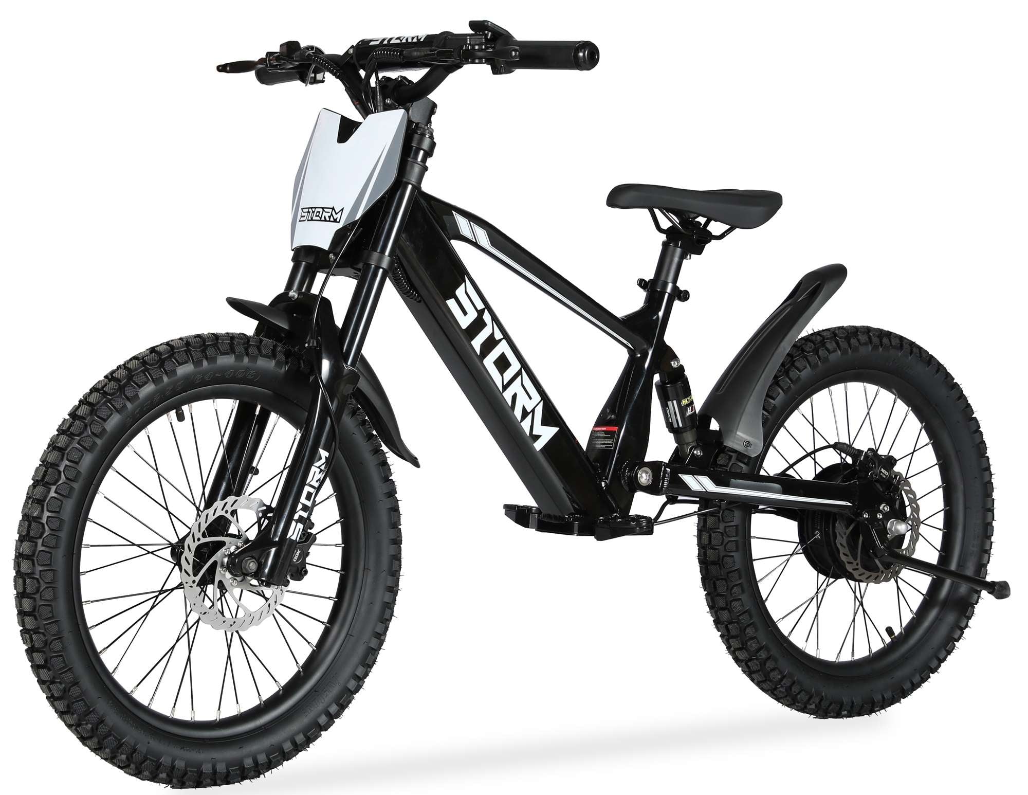 Storm 20" Electric Motorbike - Black