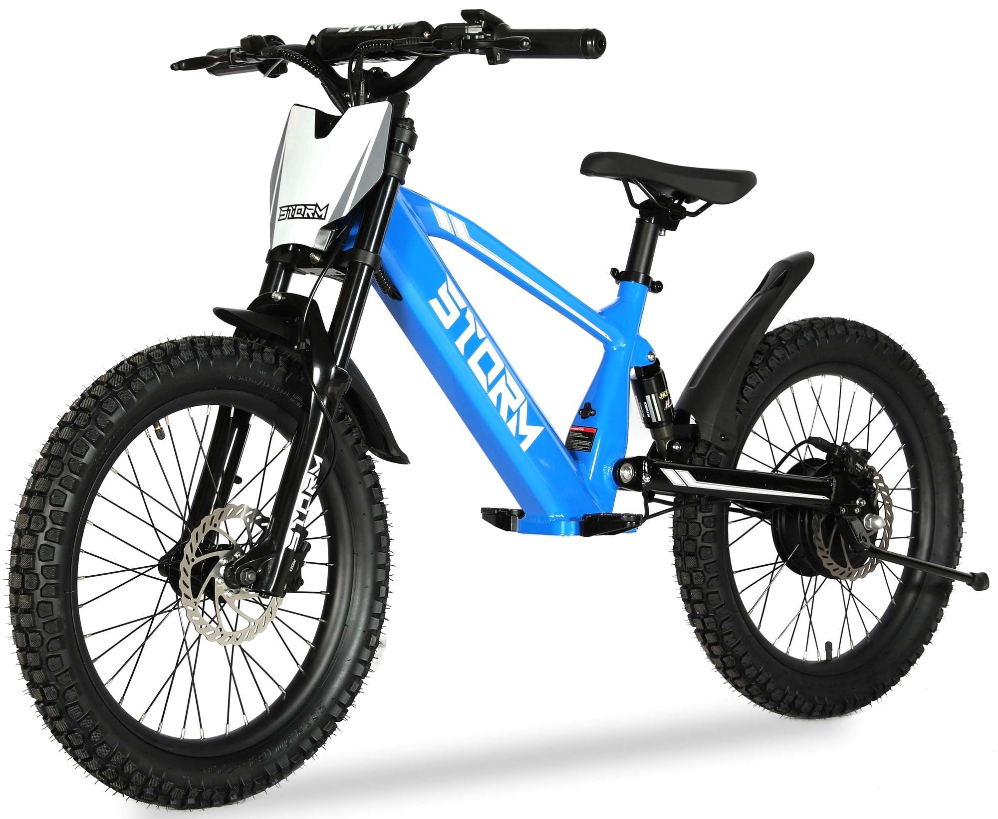 Storm 20" Electric Motorbike - Blue