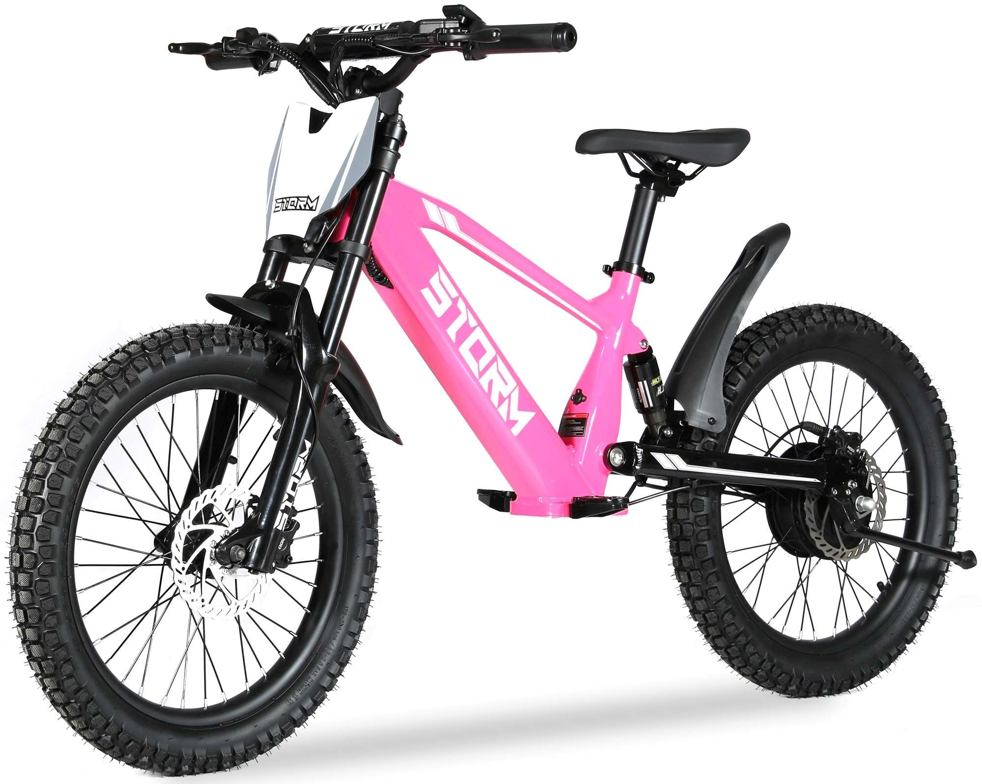 Storm 20" Electric Motorbike - Pink
