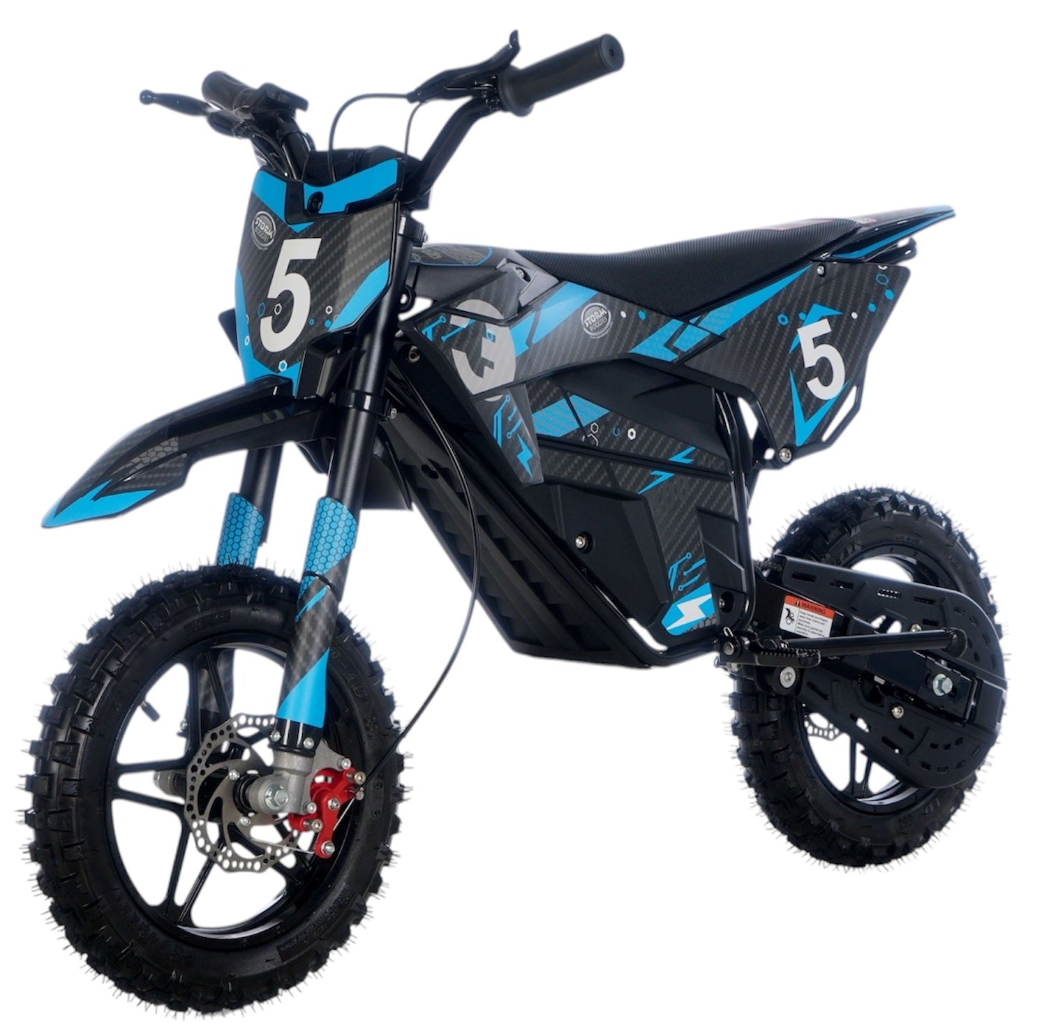 Storm 800W Electric Dirt Bike - Blue