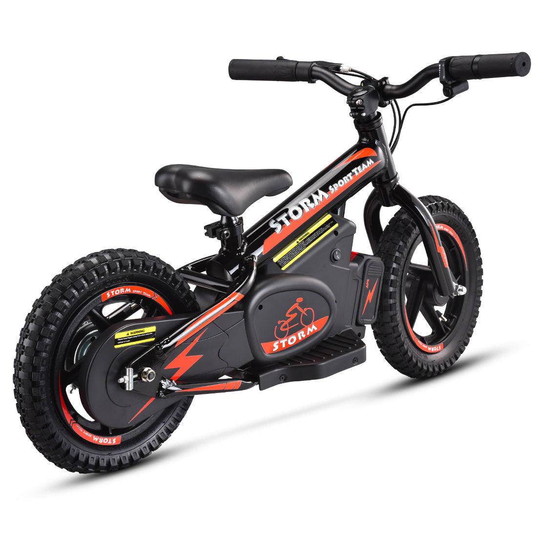 Storm 12" Electric Balance Bike - Black
