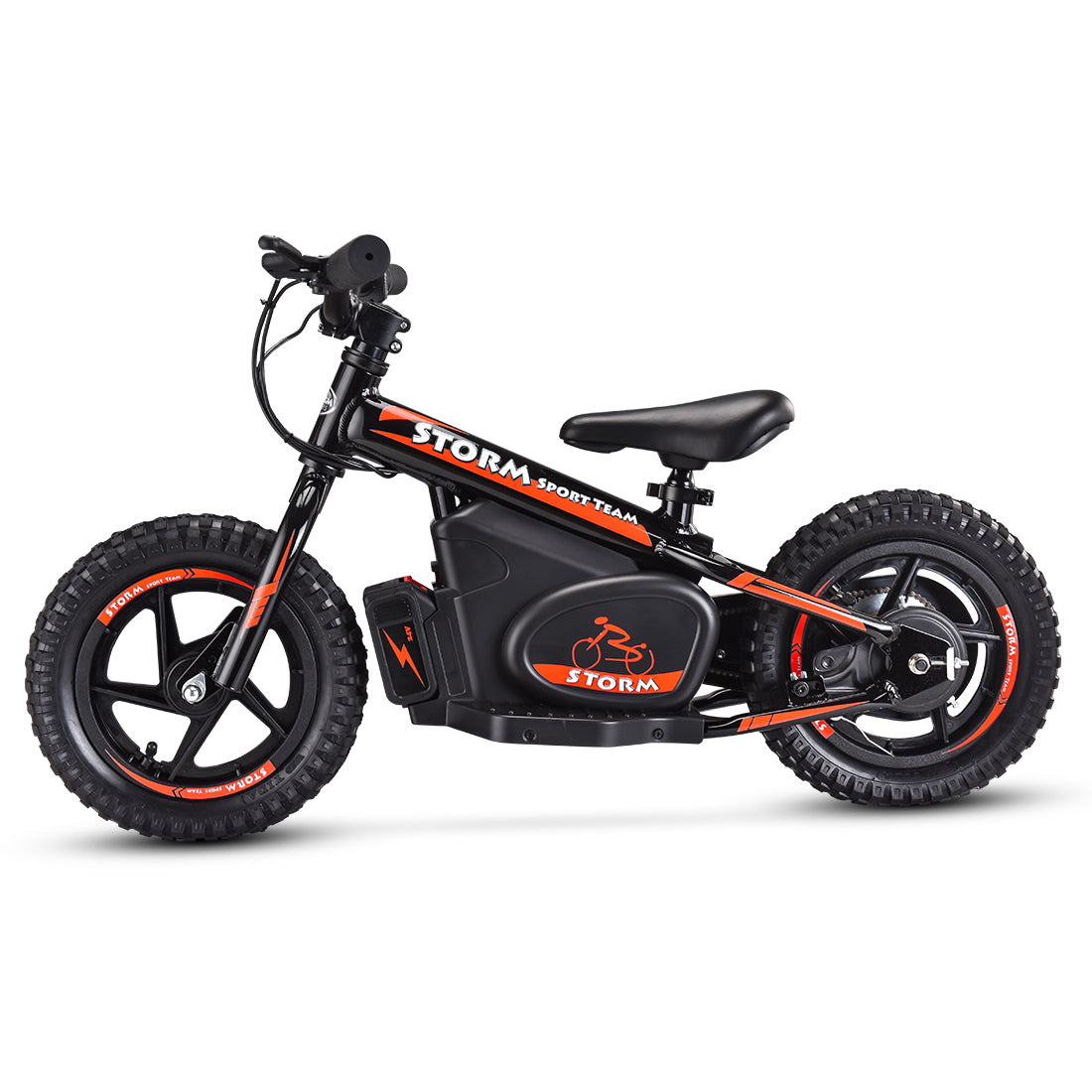 Storm 12" Electric Balance Bike - Black