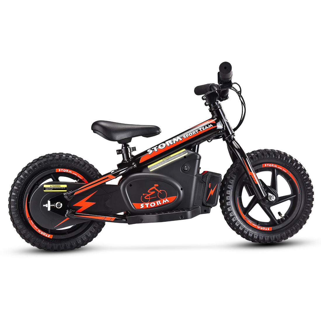 Storm 12" Electric Balance Bike - Black
