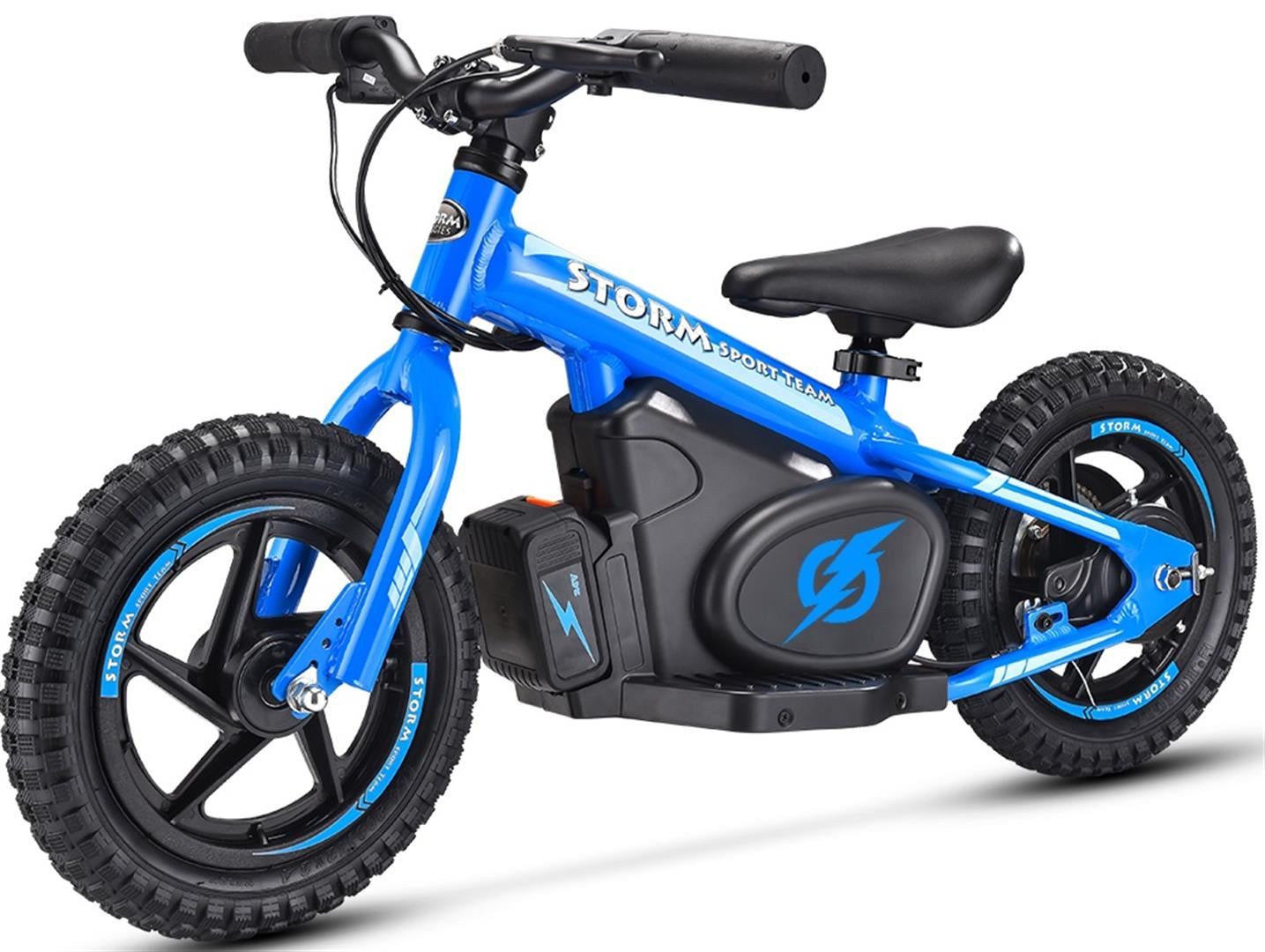 Storm 12" Electric Balance Bike - Blue