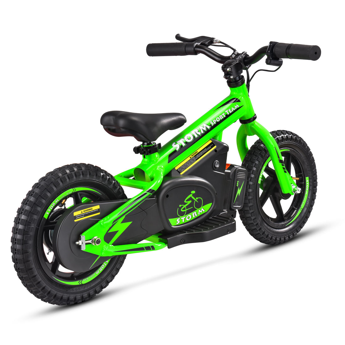 Storm 12" Electric Balance Bike - Green