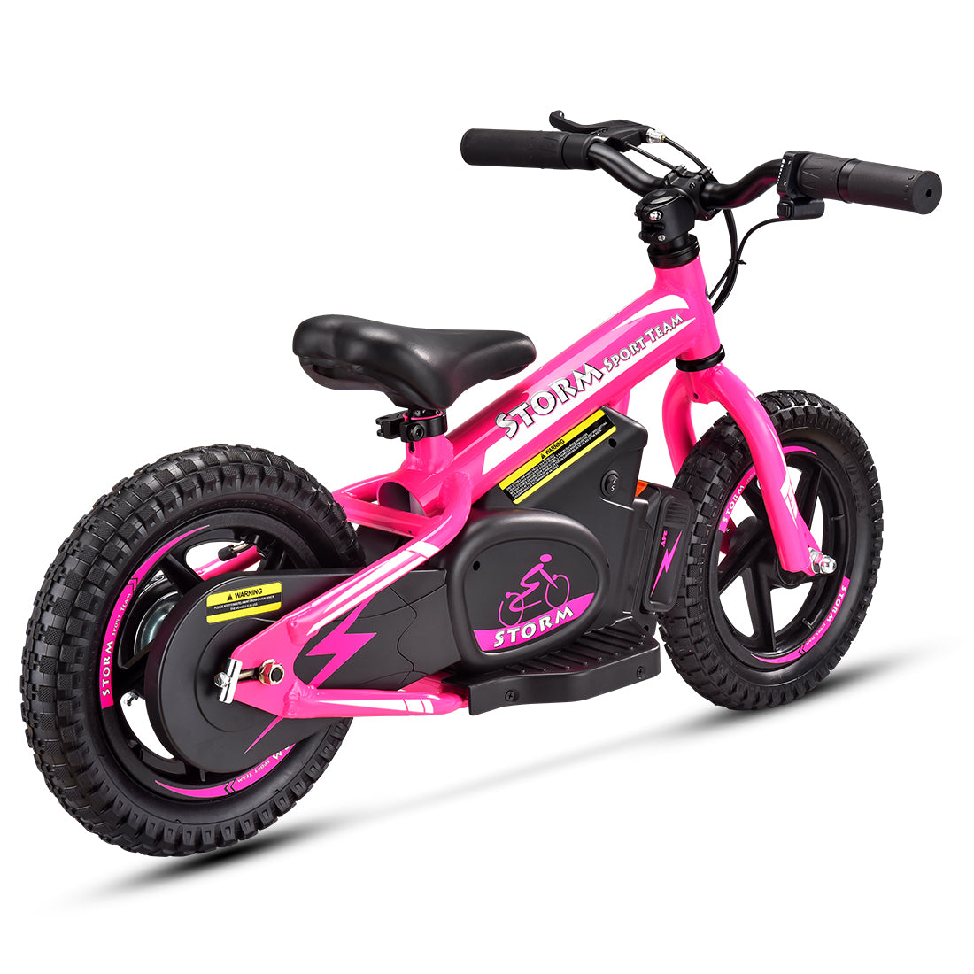 Storm 12" Electric Balance Bike - Pink