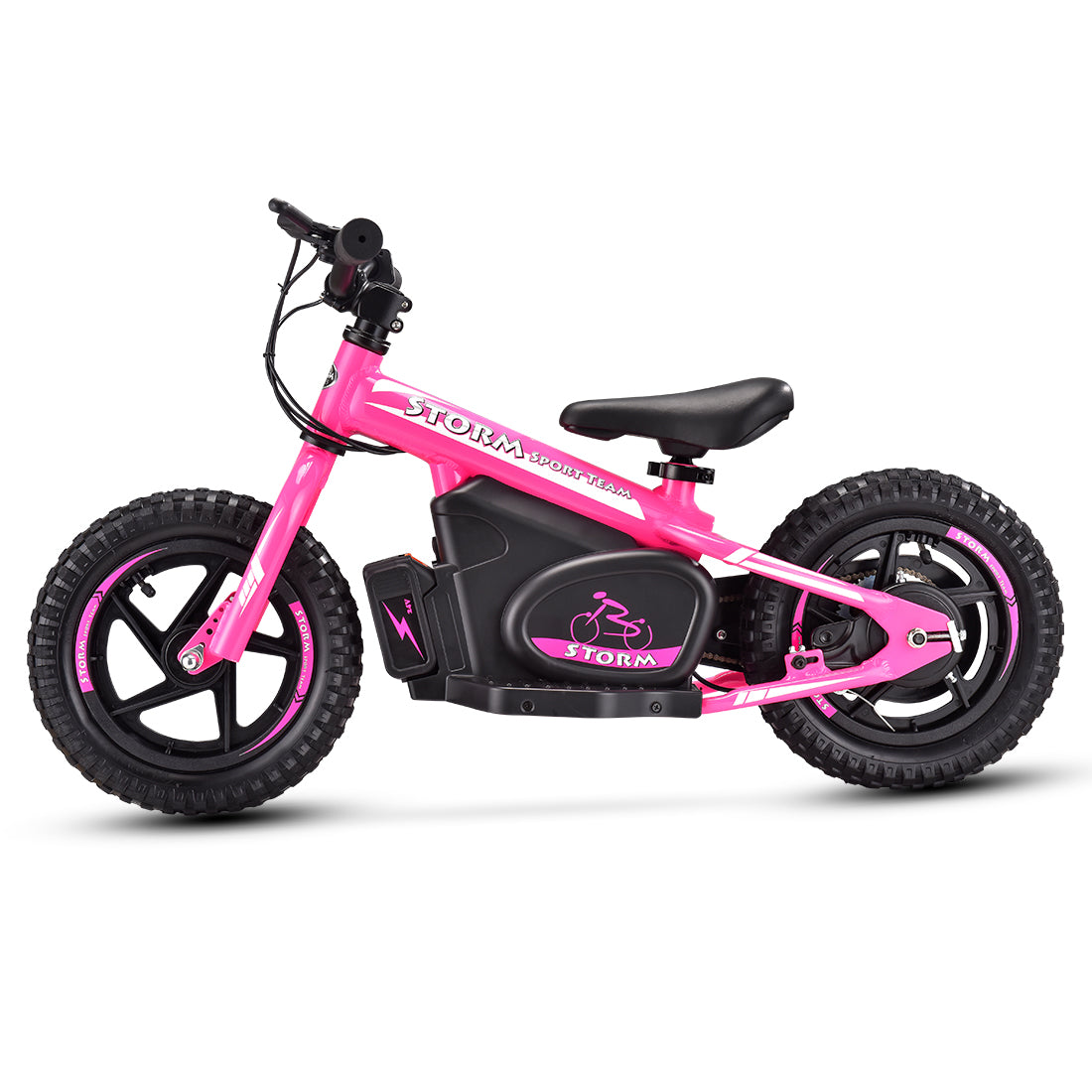 Storm 12" Electric Balance Bike - Pink