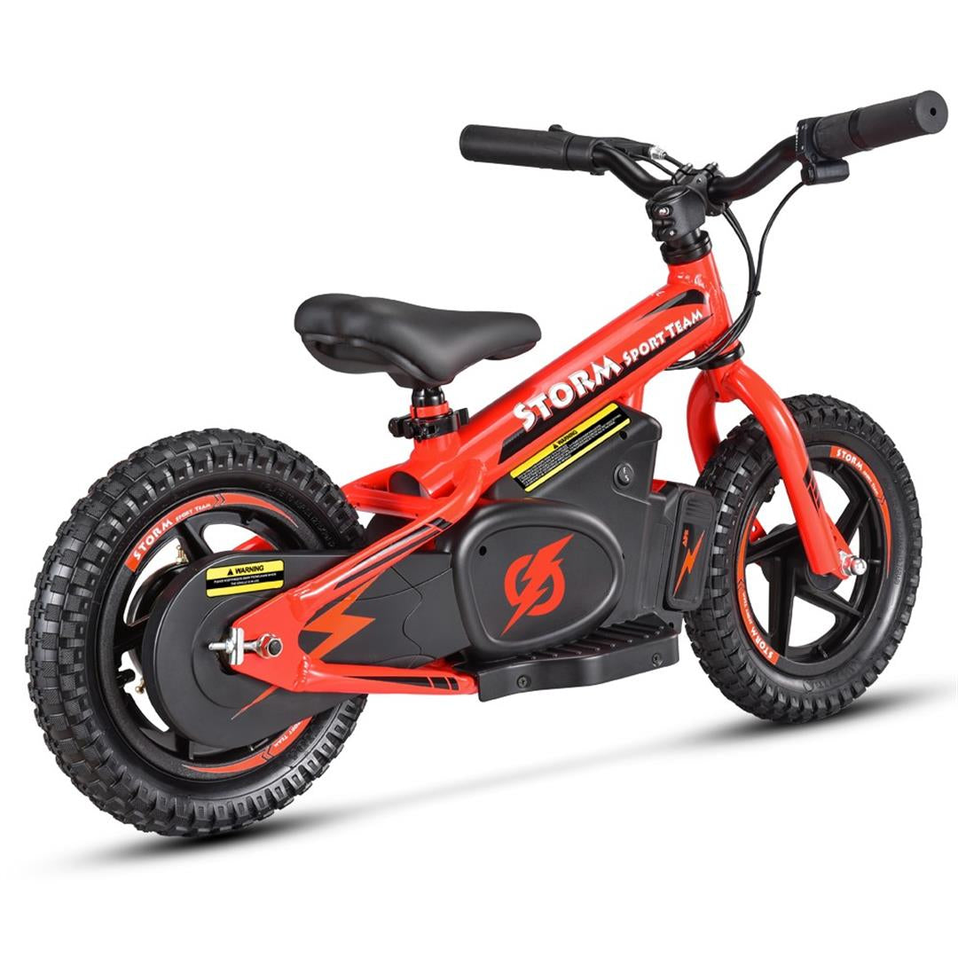 Storm 12" Electric Balance Bike - Red