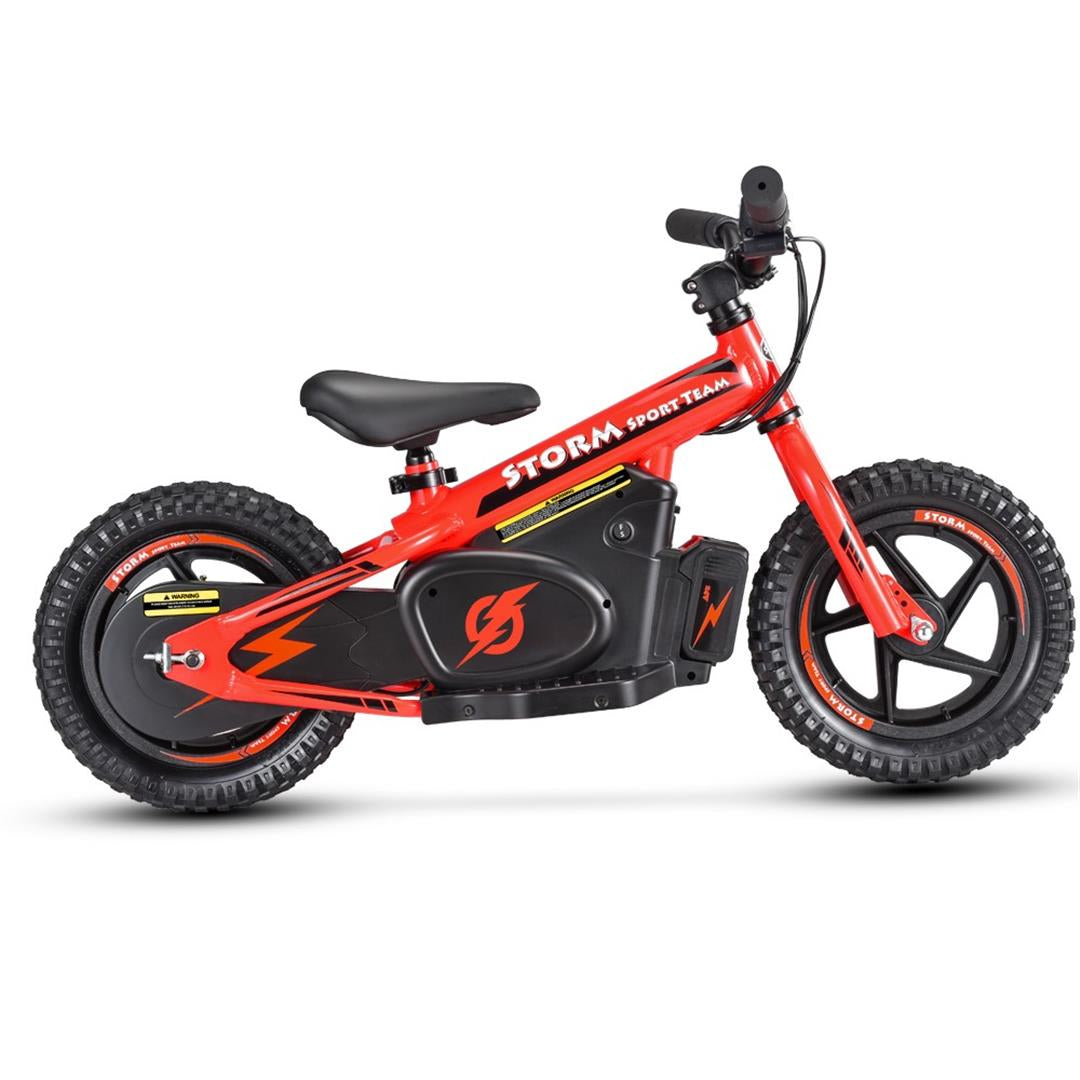Storm 12" Electric Balance Bike - Red