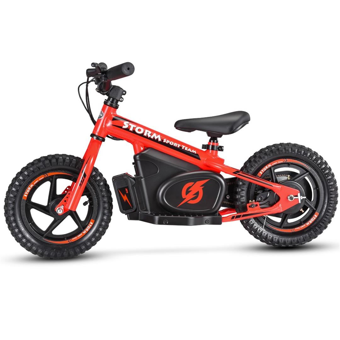 Storm 12" Electric Balance Bike - Red