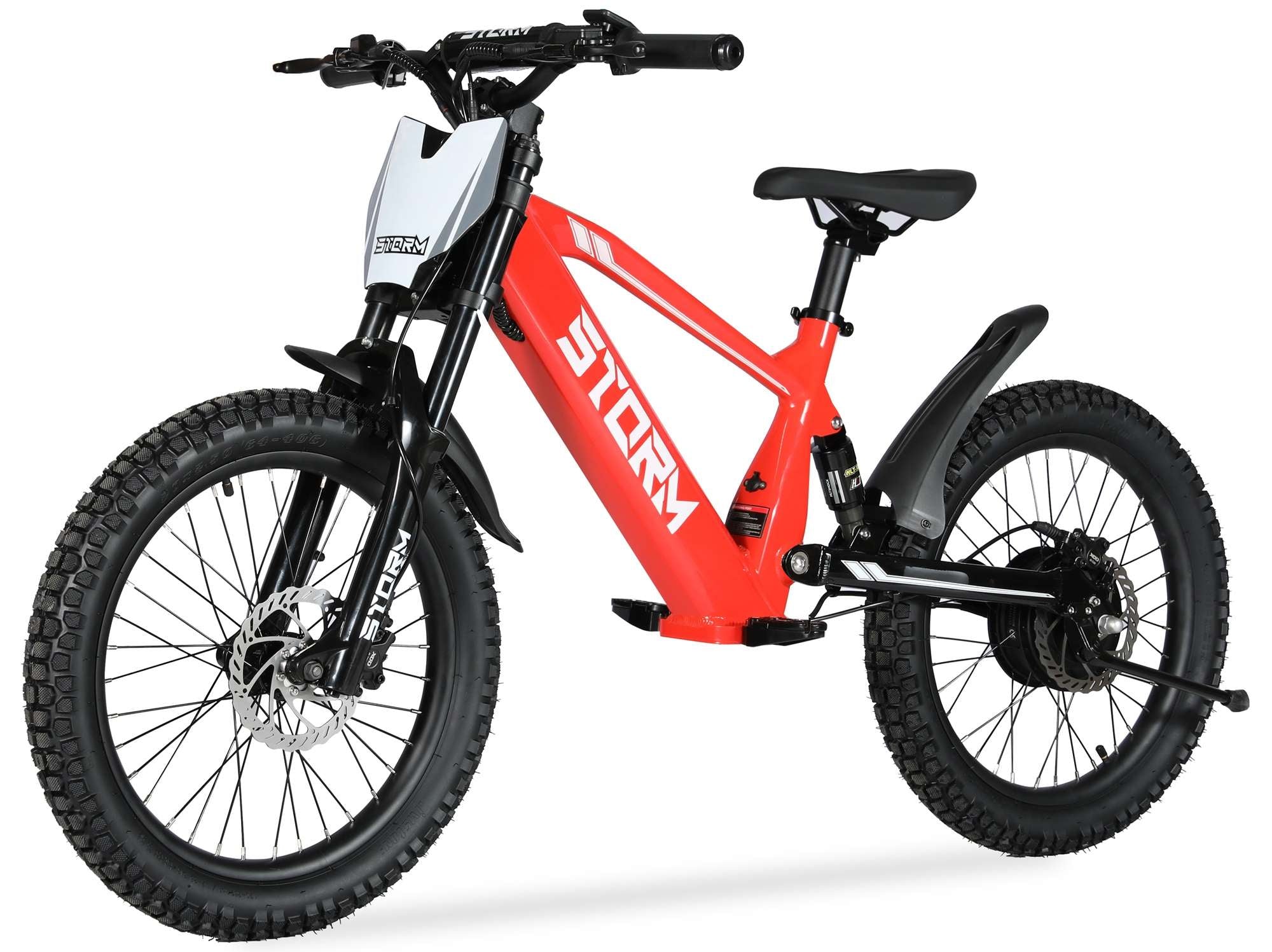 Storm 20" Electric Motorbike - Red