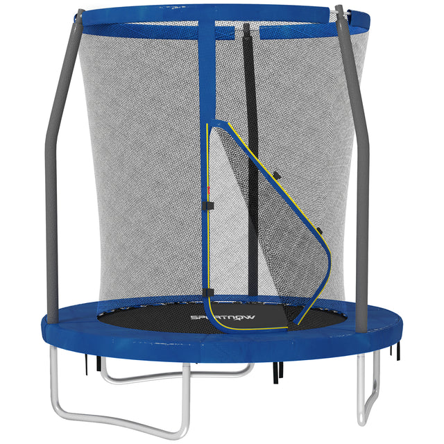 SPORTNOW 6ft Trampoline with Safety Enclosure Net