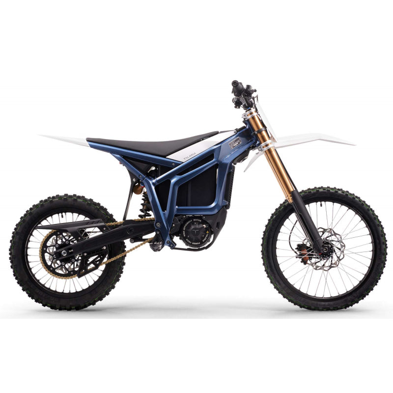 Talaria Komodo Electric Dirt Bike – Kylin Blue full side product view