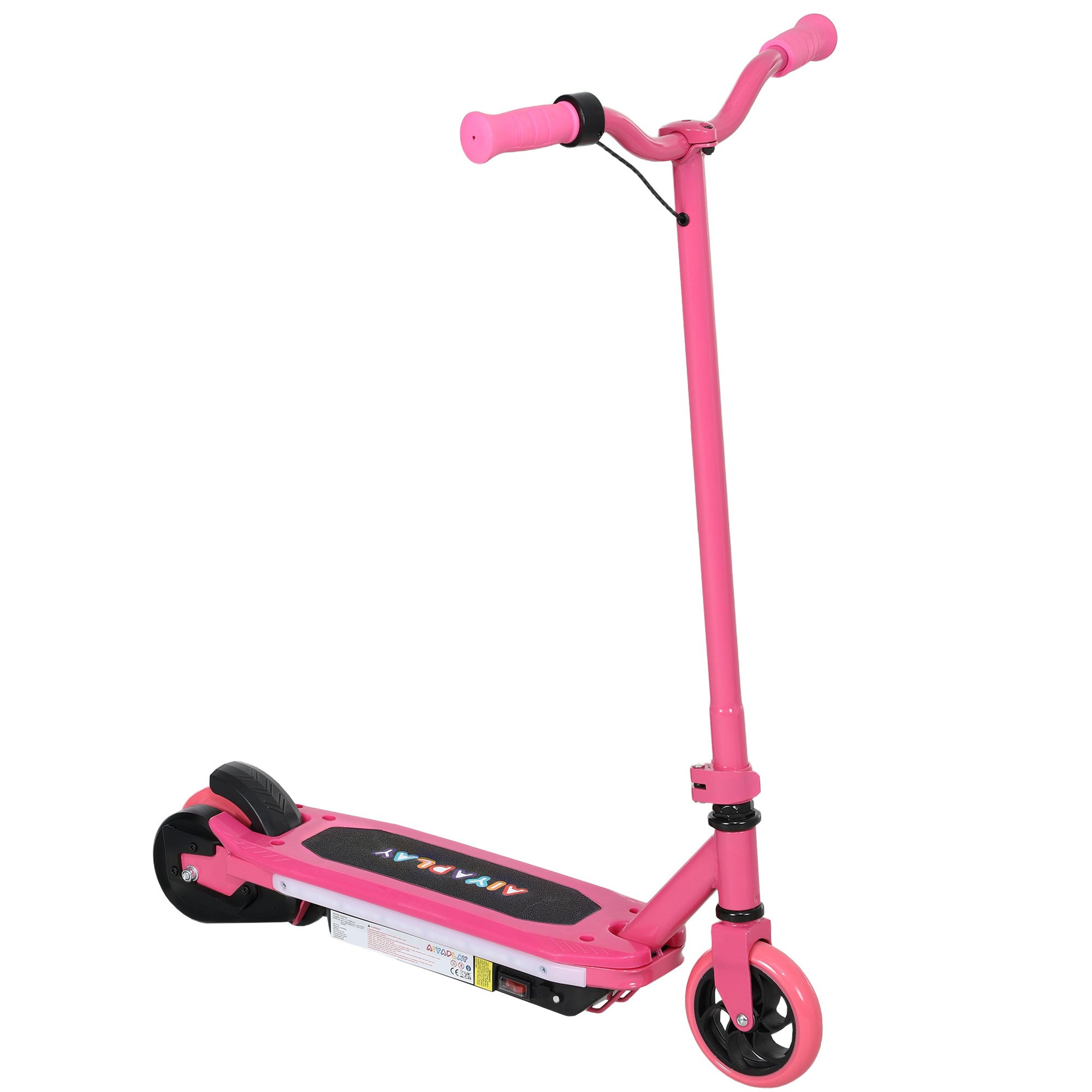 AIYAPLAY Kids Electric Scooter 6-14 - Pink