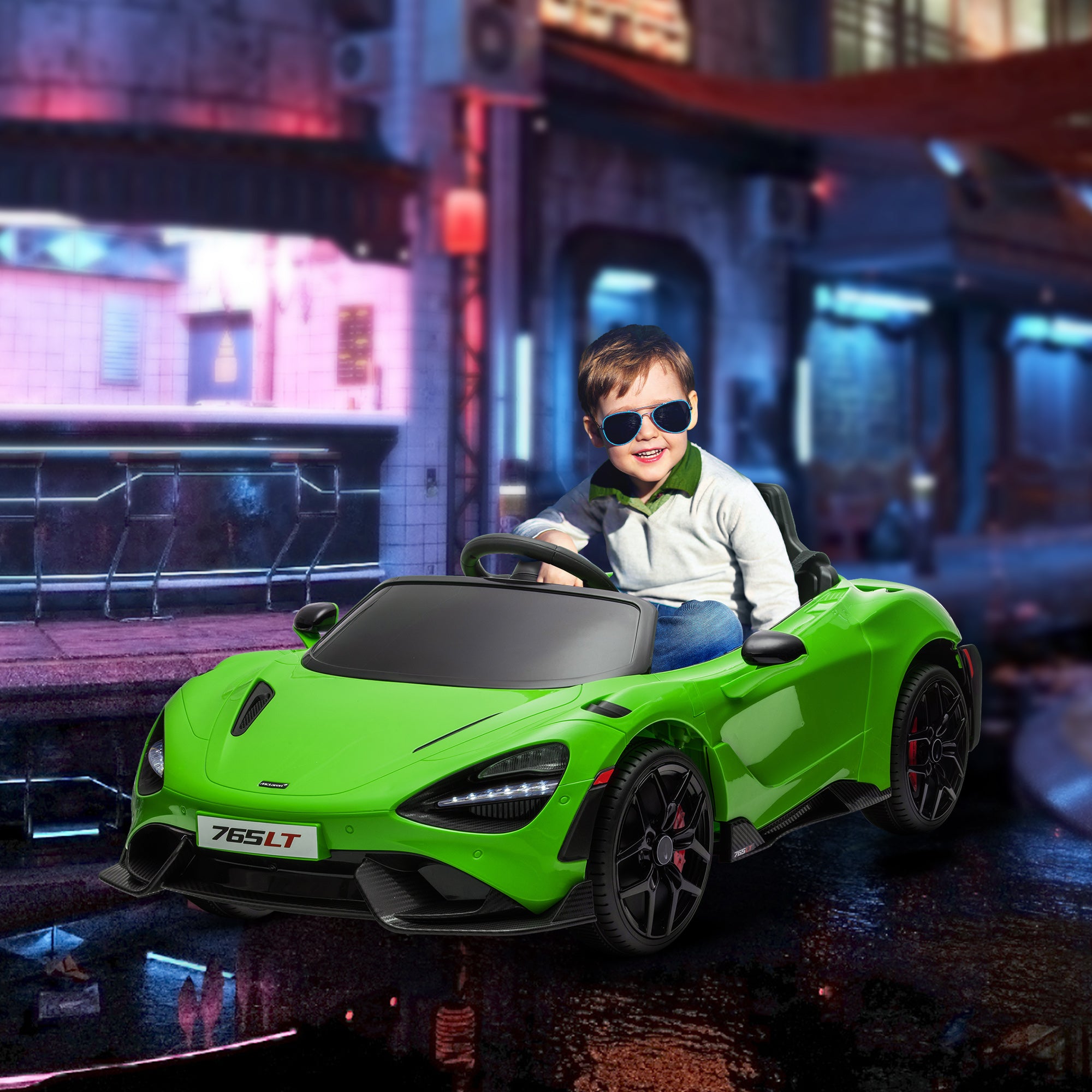 AIYAPLAY McLaren 765LT 12V Kids Ride-On Car