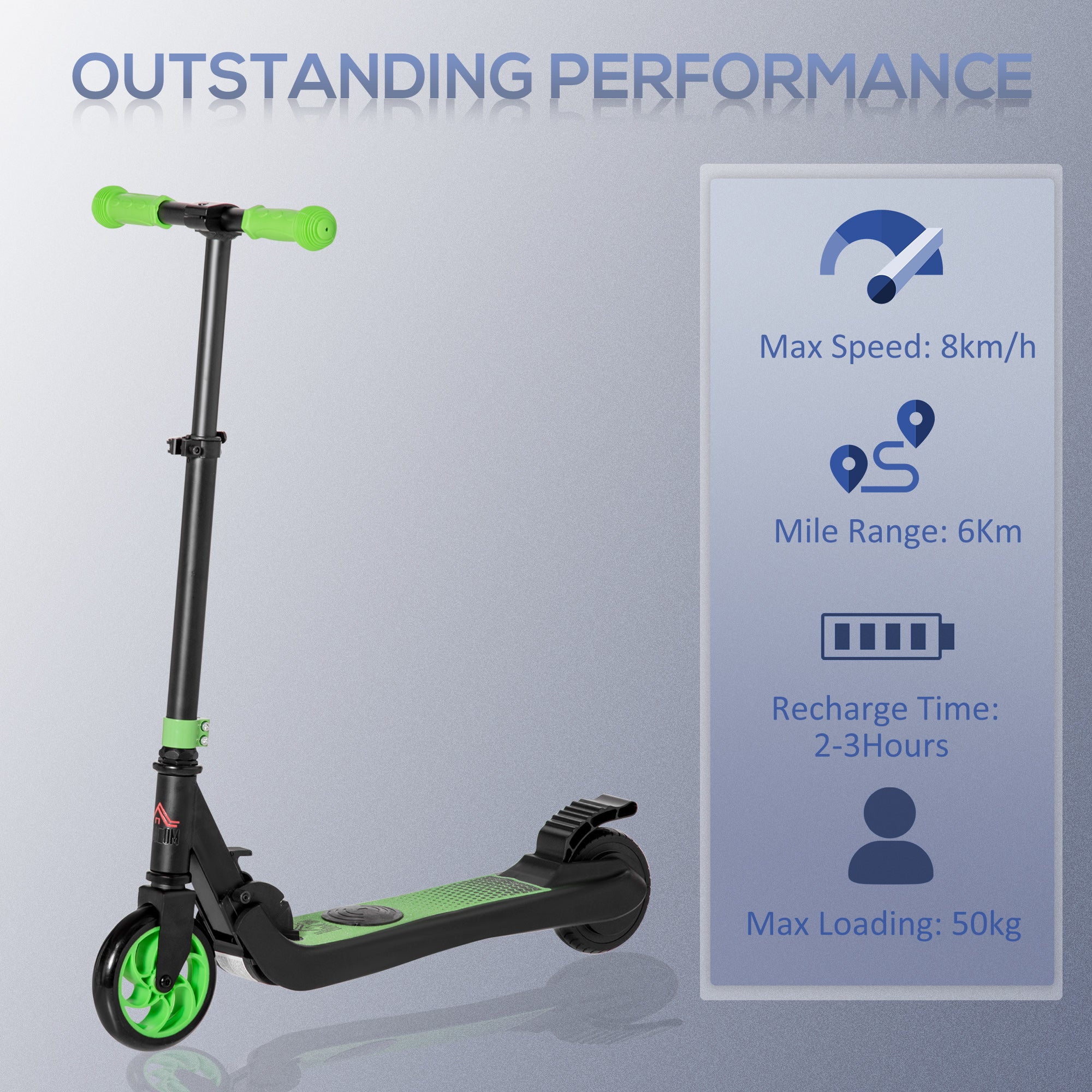 HOMCOM Kids Electric Scooter 8km/h