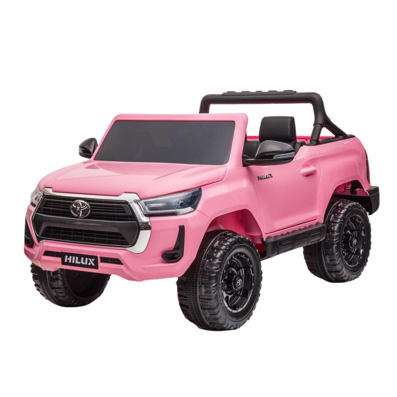 Licensed Toyota Hilux 12V Two-Seater Ride-On Pickup - Pink