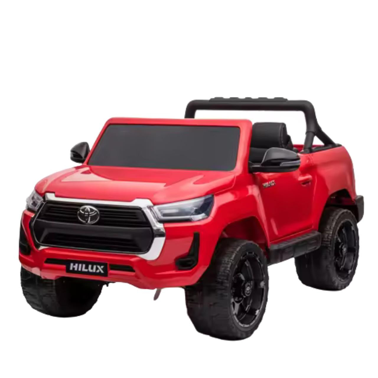 Licensed Toyota Hilux 12V Two-Seater Ride-On Pickup - Red