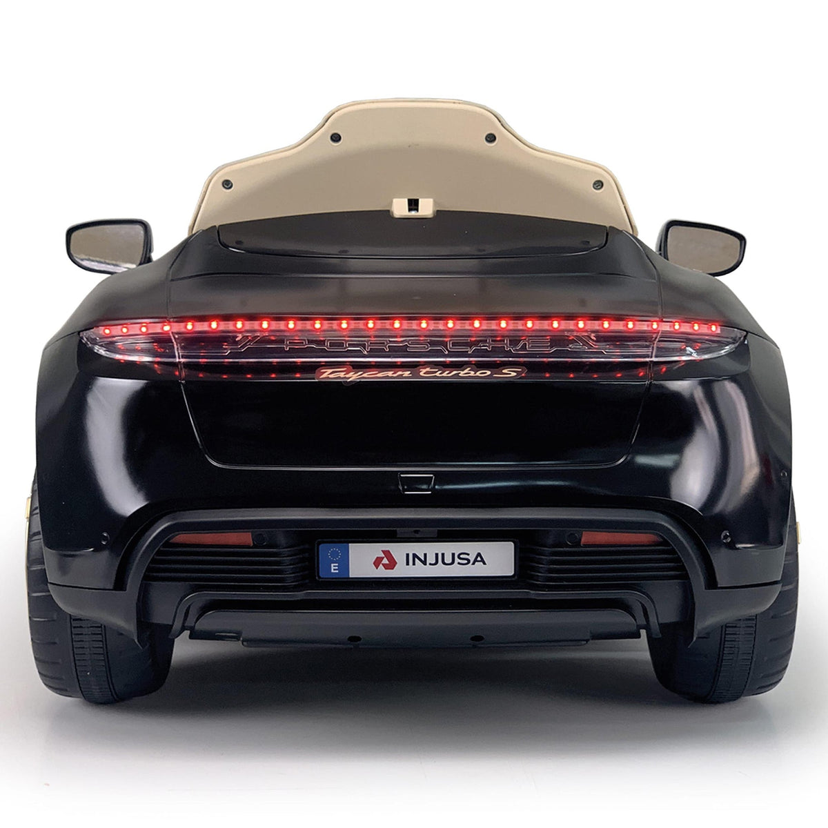 Injusa Porsche Taycan Turbo S 12V - Black – Rear