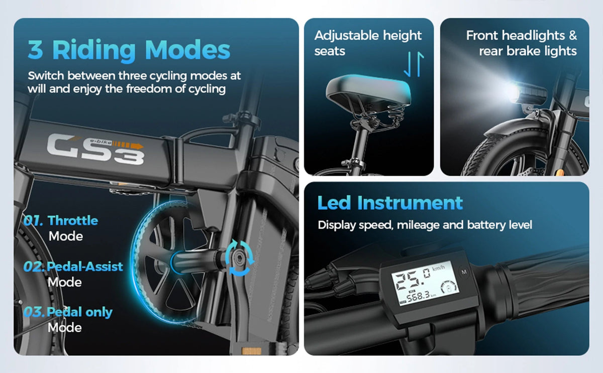 Toofly GS3 Electric Bike feature detail 3
