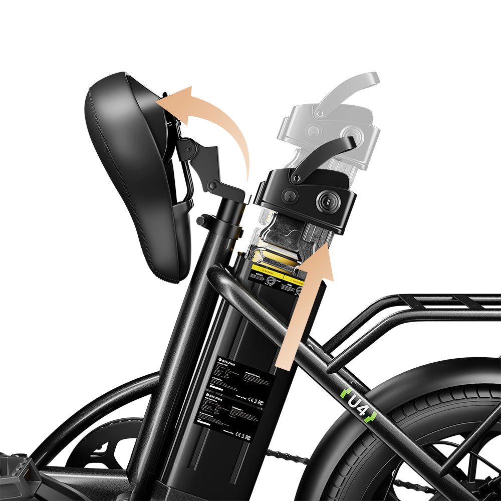 iScooter U4 Low Step Through Foldable Electric Bike
