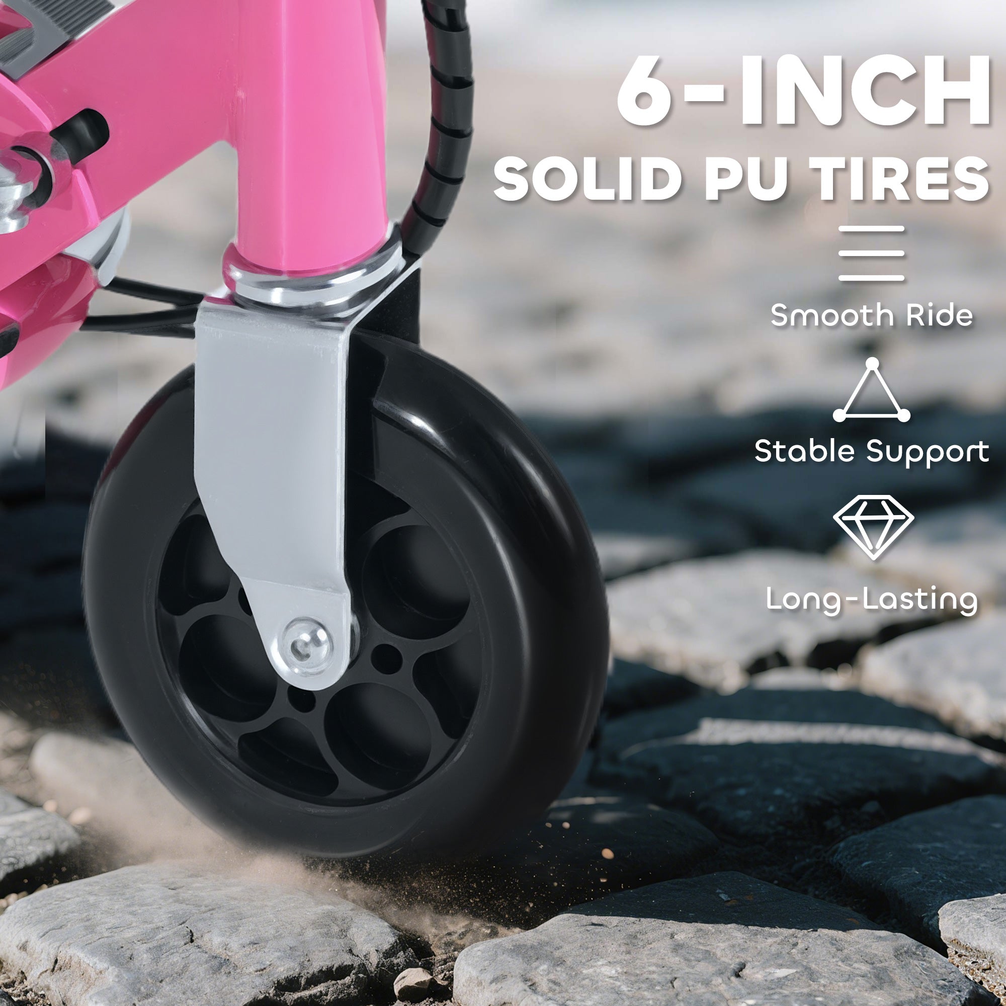 HOMCOM Kids Electric Scooter with Seat