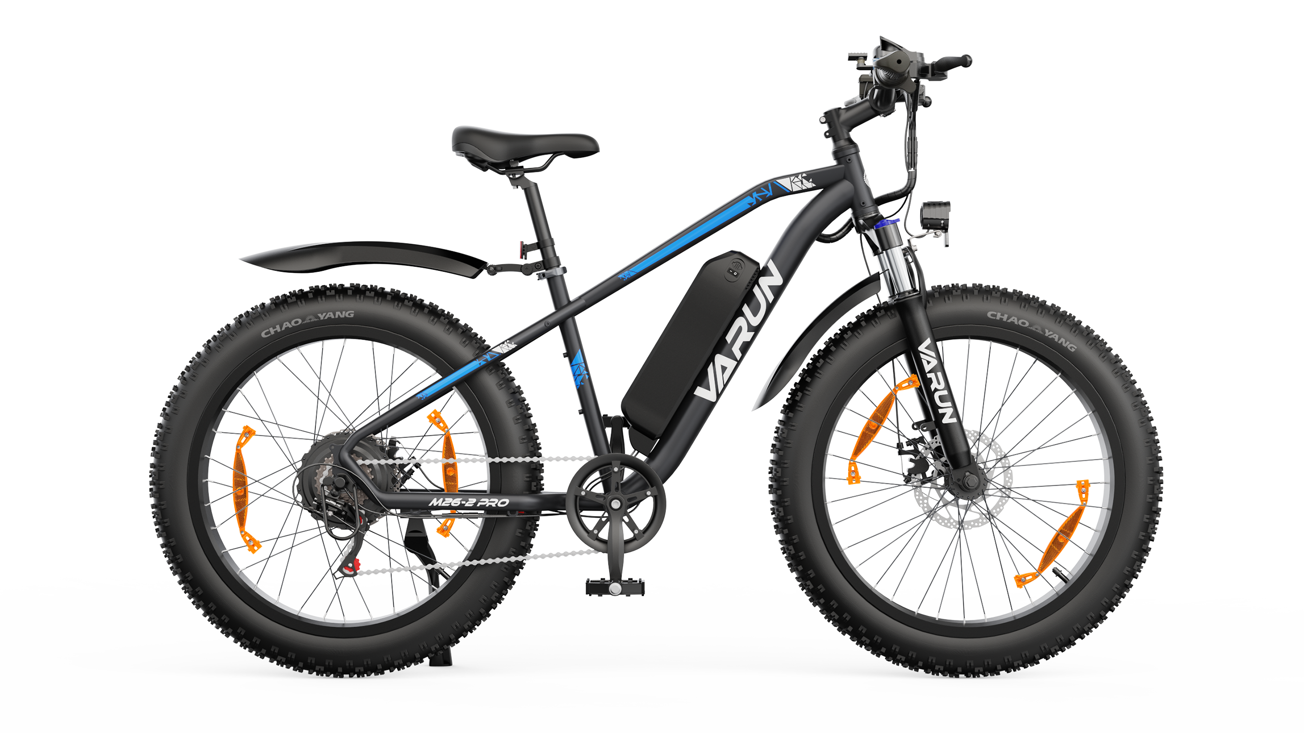 VARUN M26-2 PRO electric bike in black