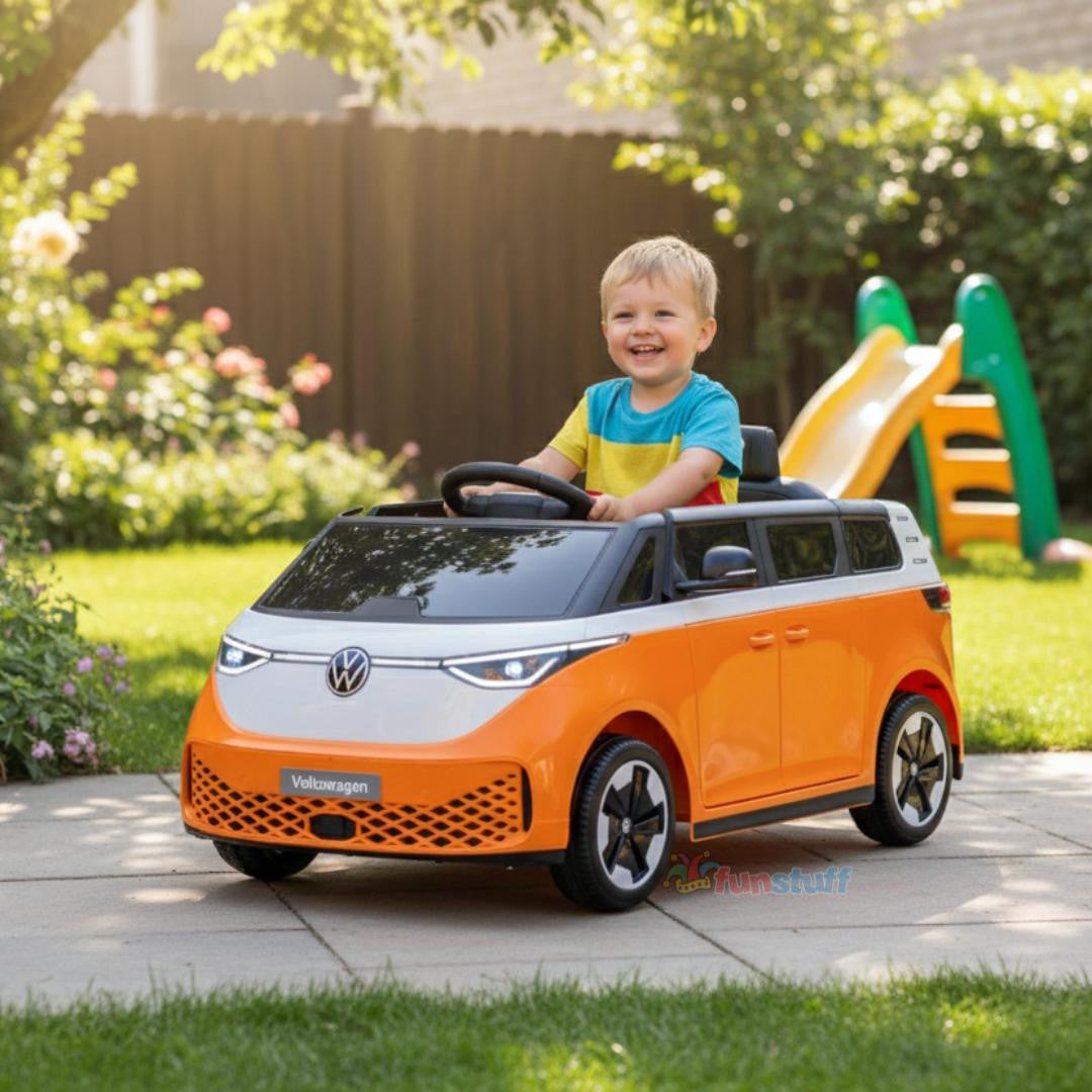 12V Volkswagen ID. Buzz Ride-On Car - Orange