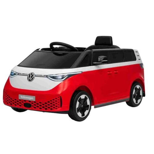 Licensed Volkswagen ID. Buzz 12V Electric Ride-On Car - Red