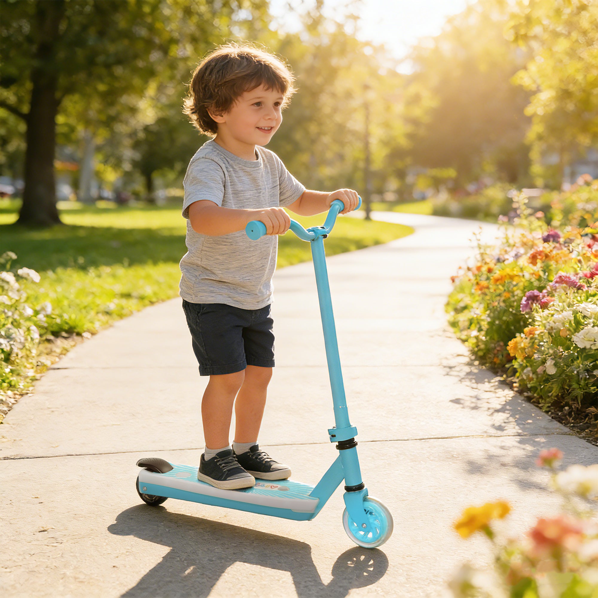 AIYAPLAY Kids Electric Scooter 4-7