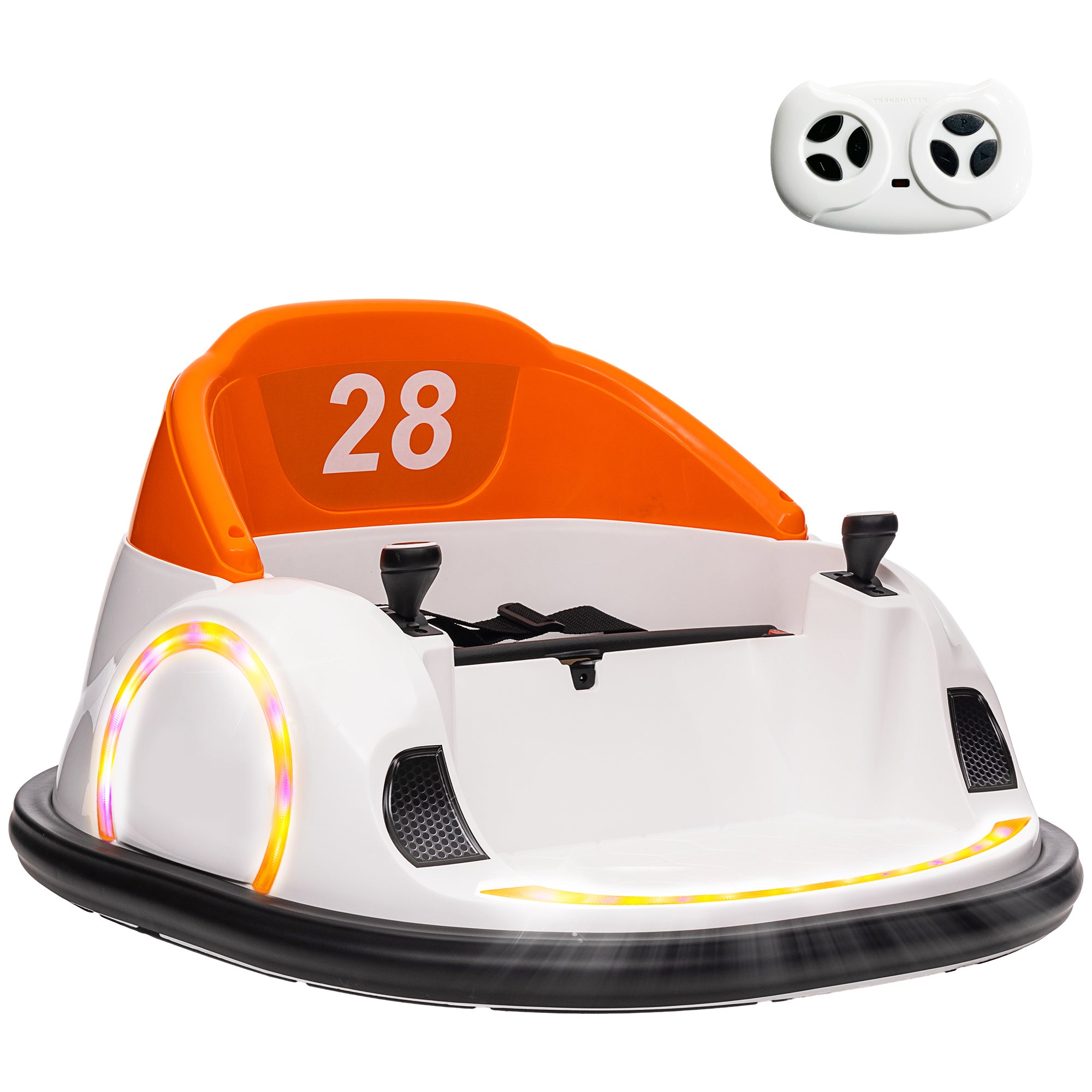 AIYAPLAY 12V Kids 360° Bumper Car with Remote