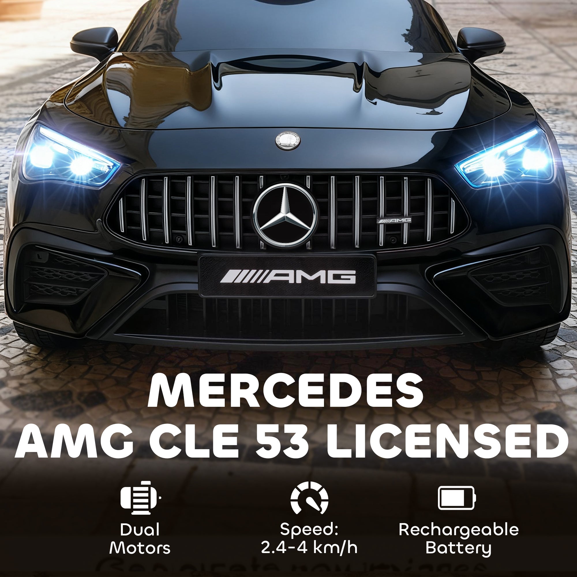AIYAPLAY Mercedes-AMG 12V Kids Electric Ride-On Car