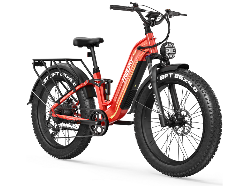 FREESKY Wild Cat Ultra A-340 Electric Bike - Red