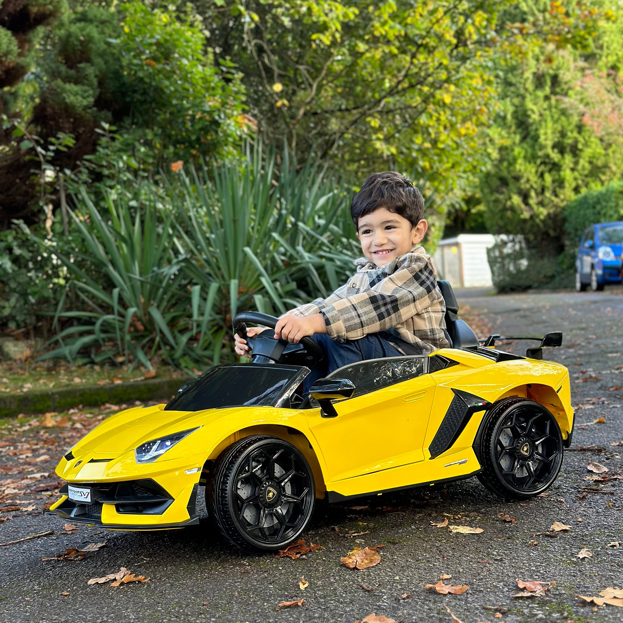 HOMCOM Lamborghini 12V Kids Ride-On Car