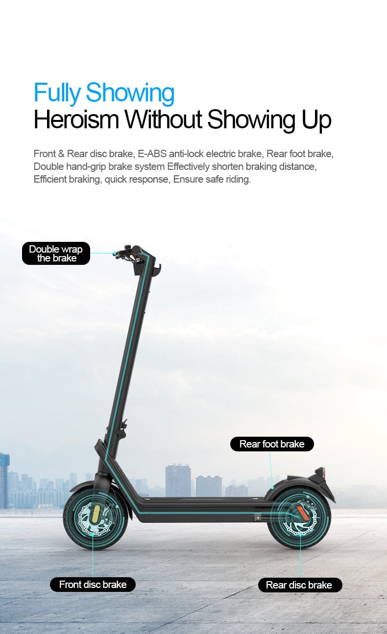 Neo Outlaw X9 Electric Scooter 70km Range 550w 48V 10" Tyre 11