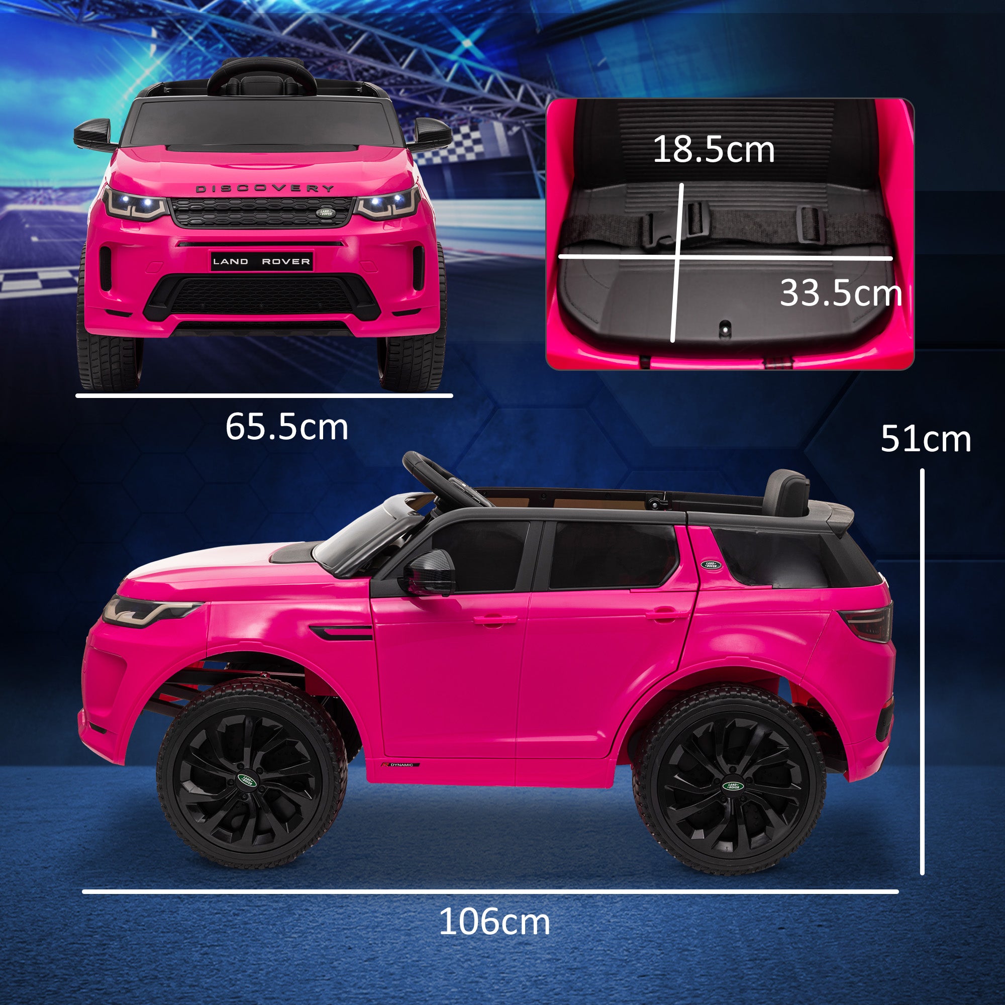 AIYAPLAY Land Rover Discovery Sport 12V Kids Ride-On Car