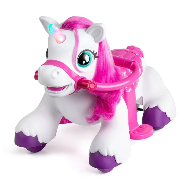 Xootz Magical Unicorn Electric Ride-On - White