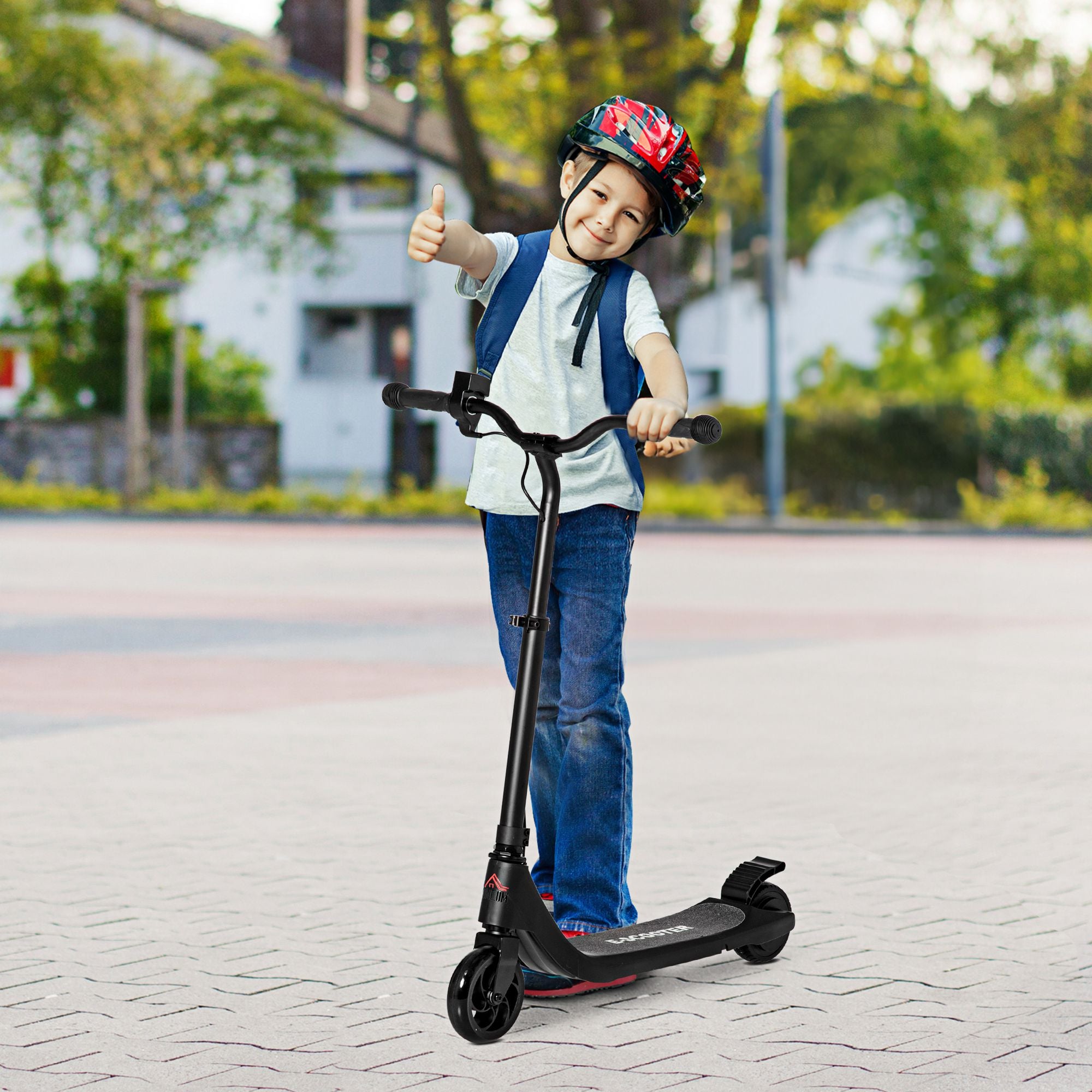 HOMCOM Kids Electric Scooter Adjustable Height